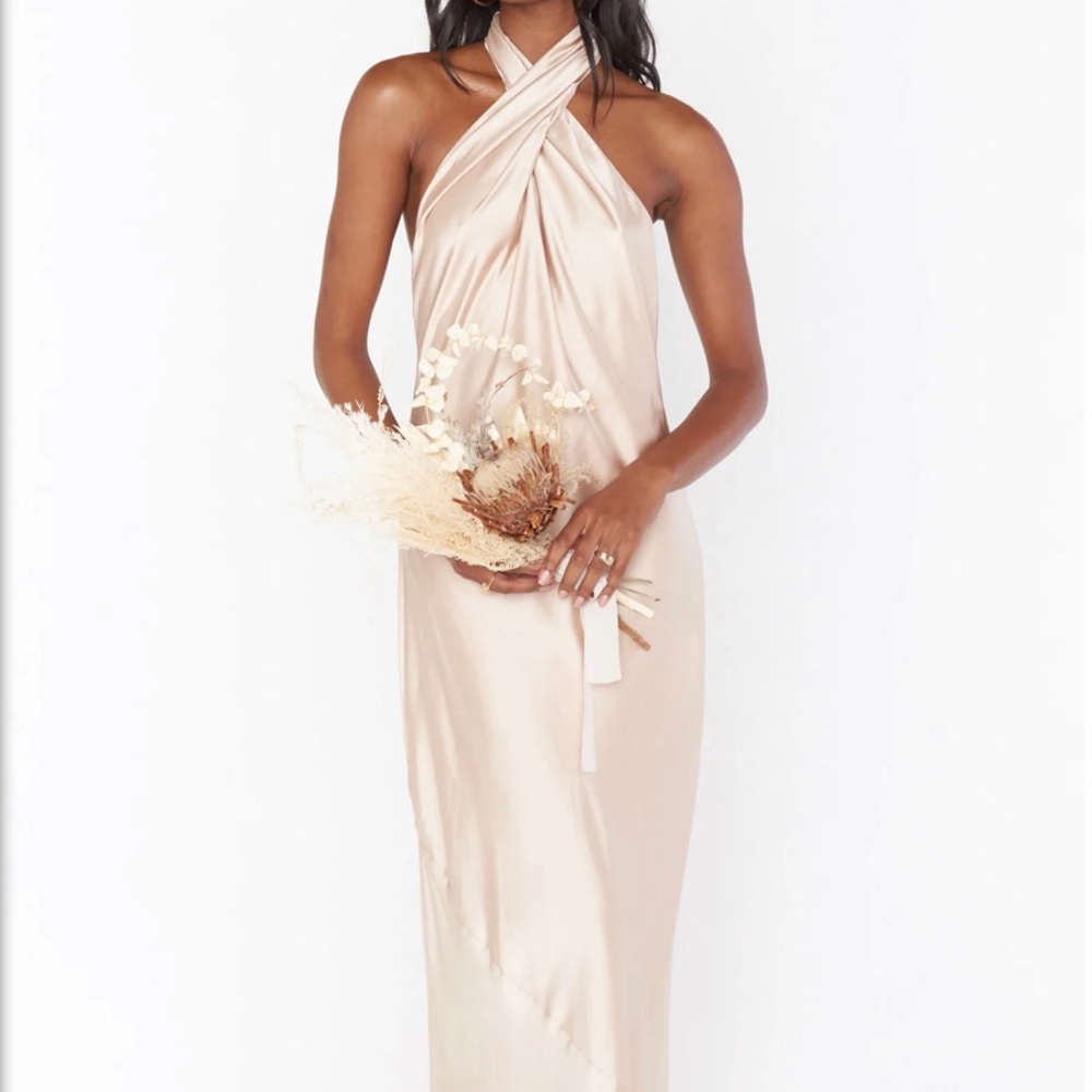 Show Me Your Mumu Jasmine Halter Maxi Dress